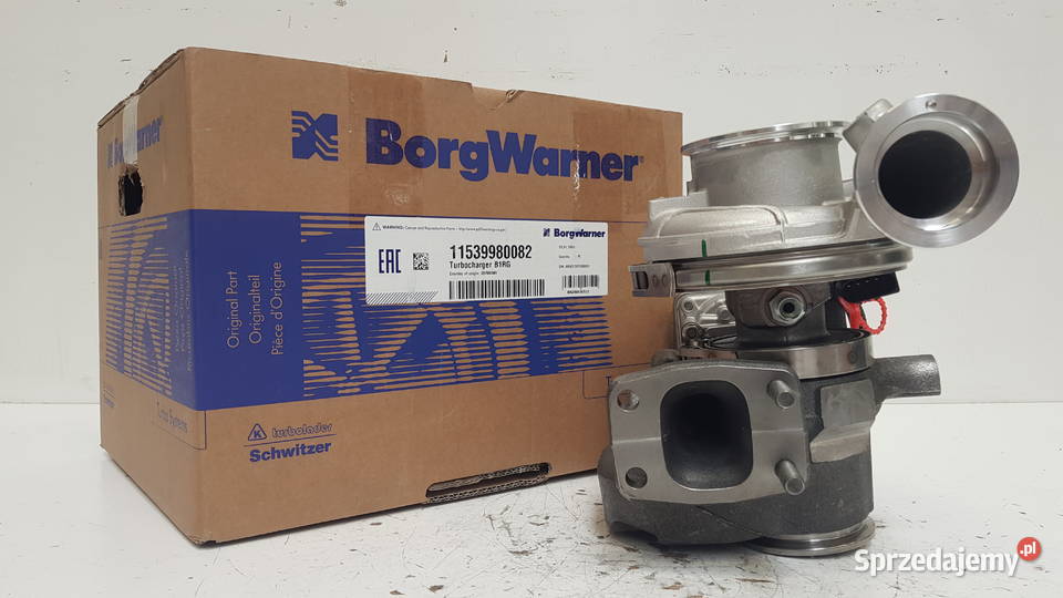 Nowa turbosprężarka BorgWarner 11539700082 ciężarowe mazowieckie Siedlce sprzedam