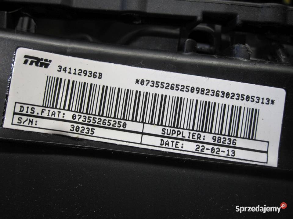 FIAT FIORINO III 13r AIRBAG poduszka kierowcy