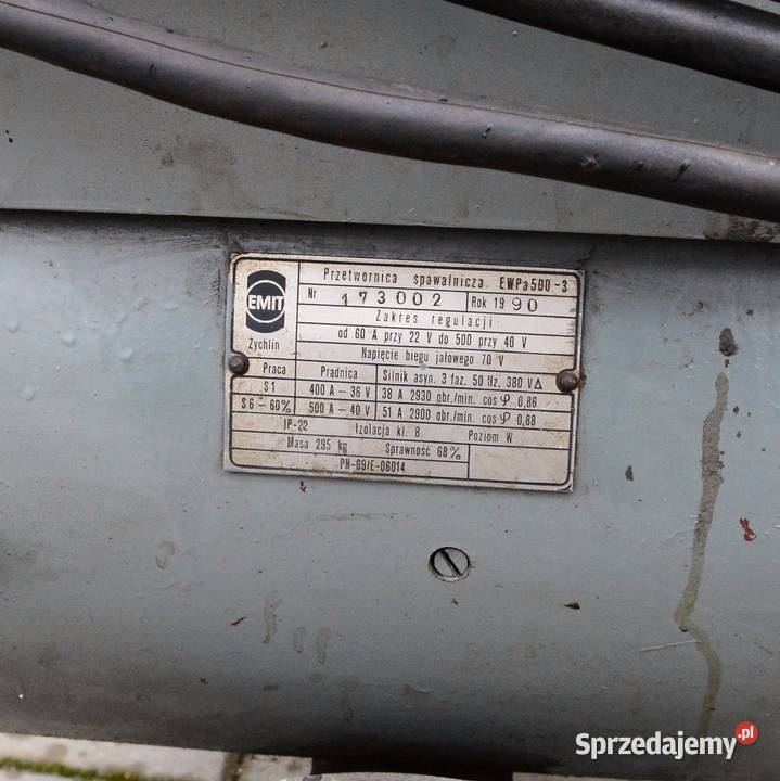 Spawarka wirowa EWPa5003 z Wojska Nowy Gózd