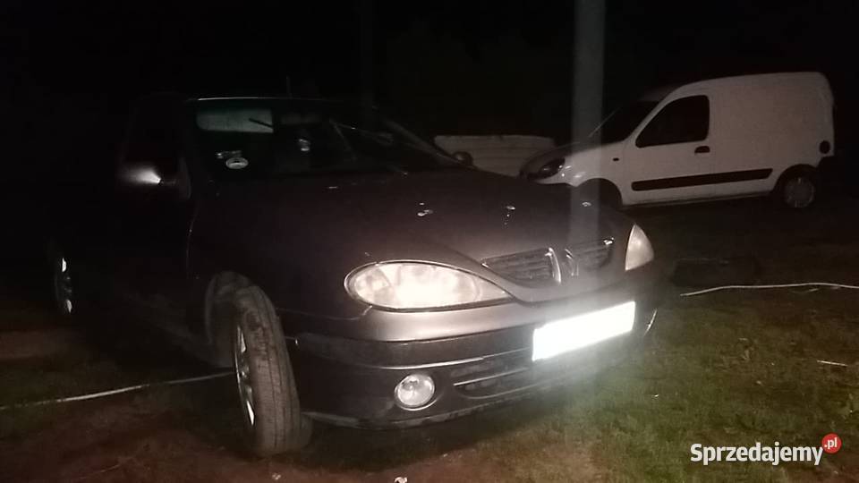 Renault Megane przód przedni zderzak lampy maska Dobiegniew