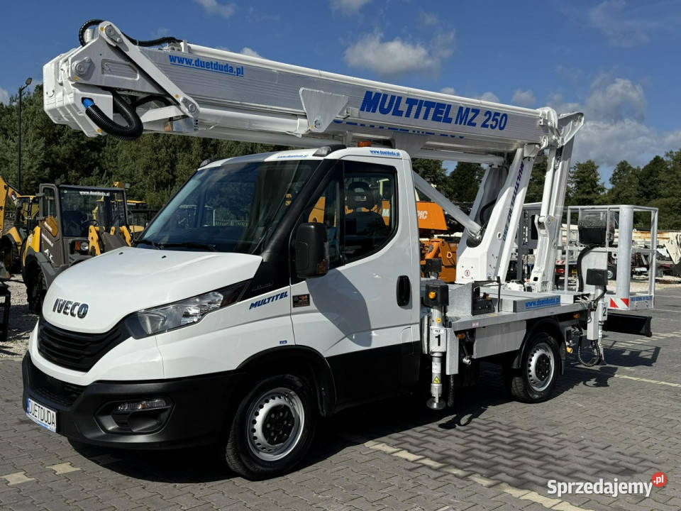 Iveco Daily 35S14 Podnośnik Koszowy Multitel MZ nieuszkodzony