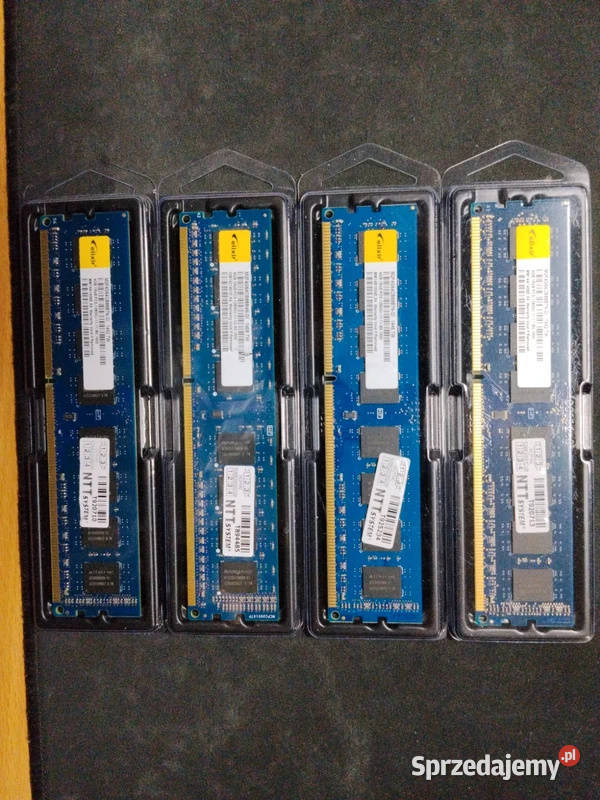 Pamięć DDR3 16GB 4x4GB 1600MHz Elixir Zestaw Lublin sprzedam