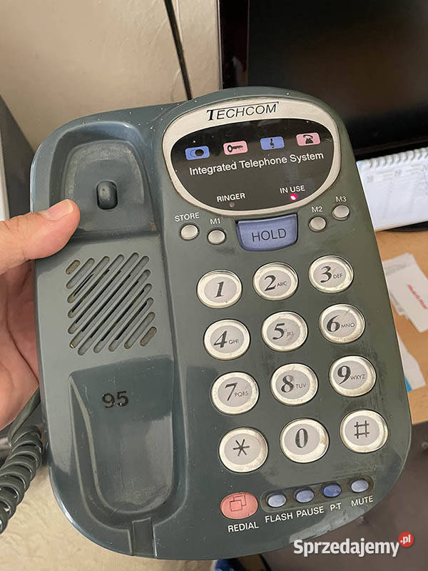 Telefon stacjonarny TECHCOM duże klawisze z świętokrzyskie Kielce