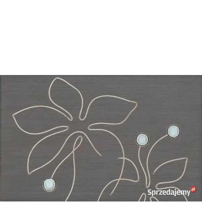 Dekor Sottile grafit B 25 x 40 Paradyż płytki