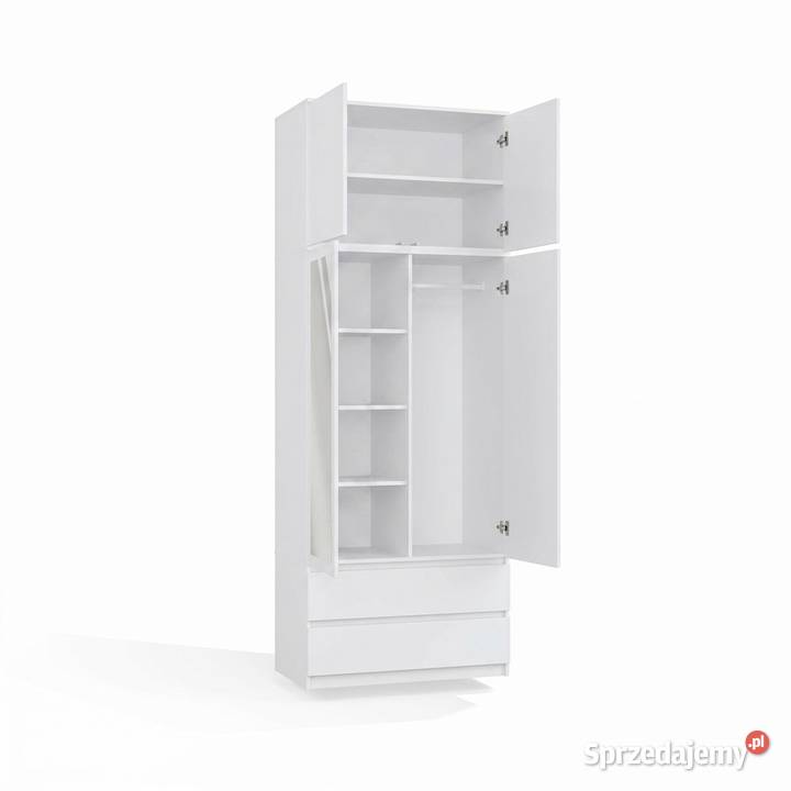 Szafa Malwa SS90 z lustrem i nadstawką