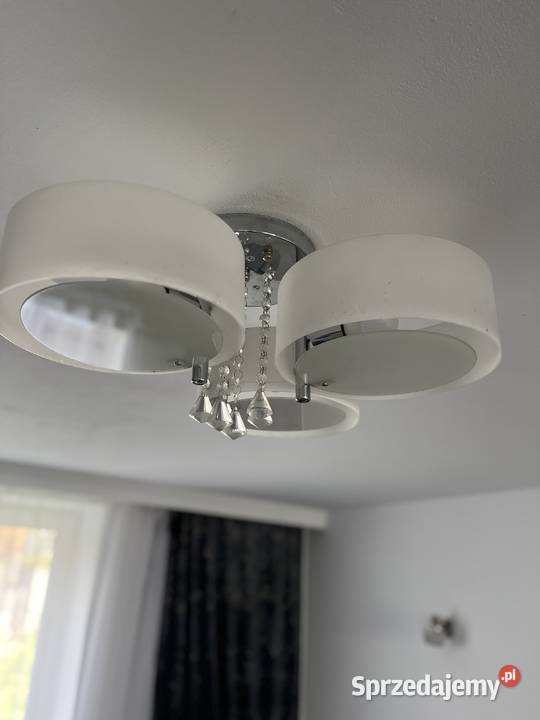Lampa sufitowa z kryształkami kolory led Jędrzejów