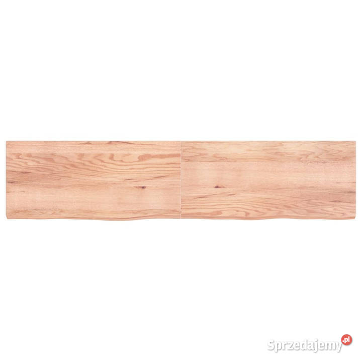 Blat do stołu jasnobrązowy 220x50x26 lite drewno Warszawa sprzedam