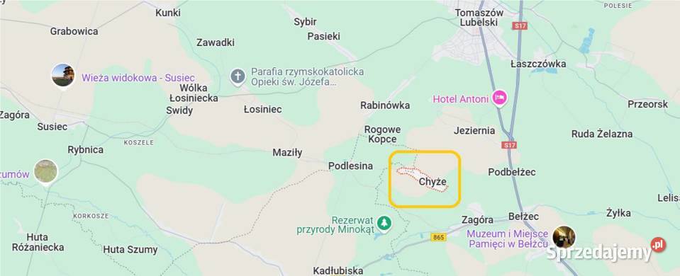 Syndyk sprzeda nieruchomość gruntową rolną 14577 Chyże