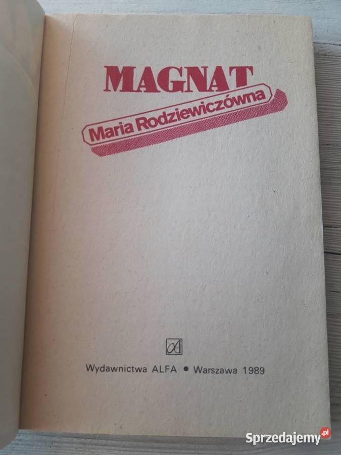 Magnat Maria Radziewiczówna ALFA 1989 Bielsko-Biała