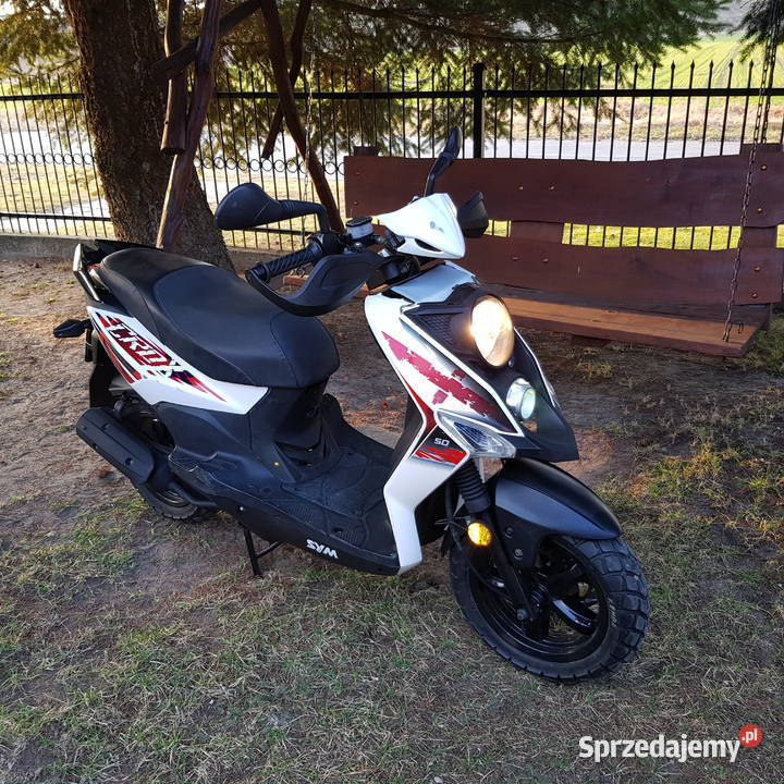Skuter SYM CROX 50 4T 2021 Led oryginalny lakier Warszawa sprzedam