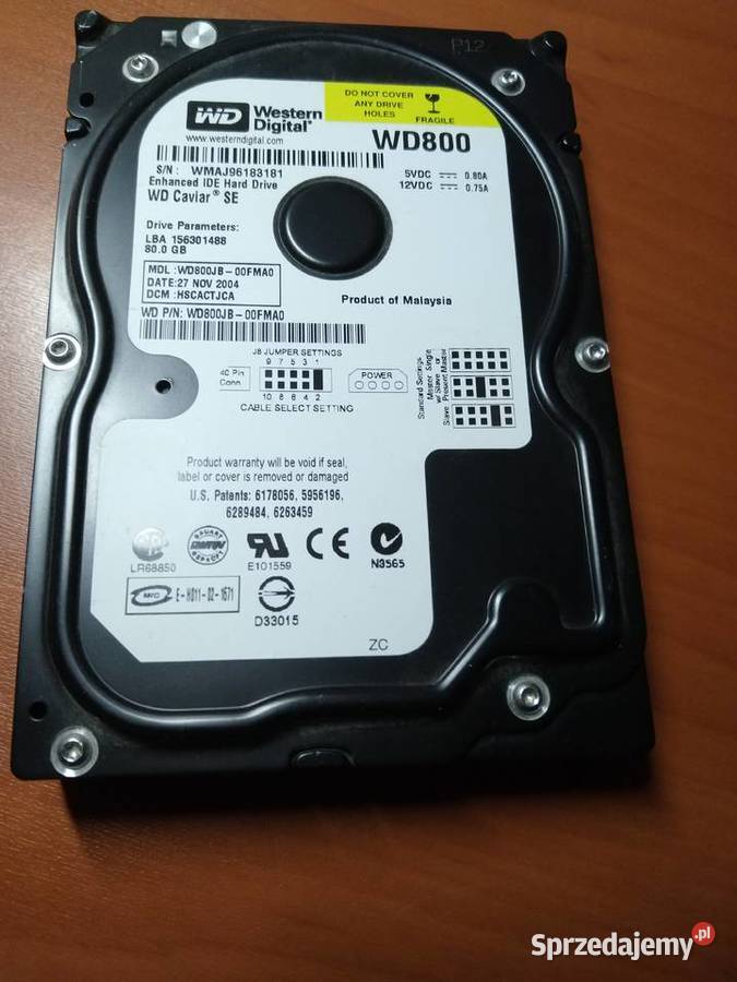 Dysk twardy HDD 80GB Bydgoszcz