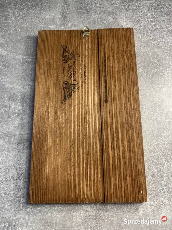 Anioł aniołek malowany na drewnie NOWY drewno Jasło