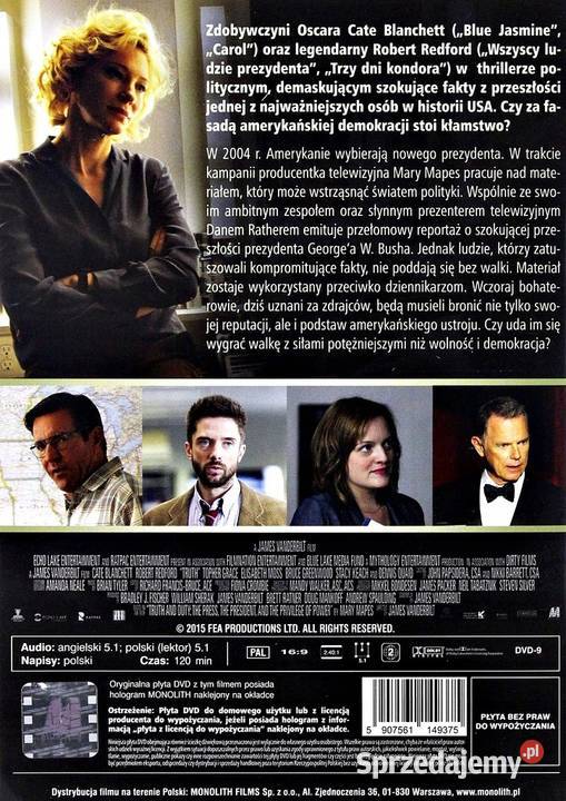 NIEWYGODNA PRAWDA ROBERT REDFORD Kalisz