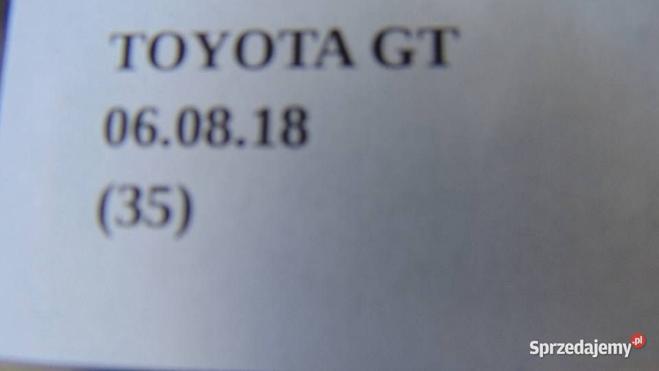 TOYOTA GT86 PLASTIKI WNĘTRZA wielkopolskie Nowy Tomyśl