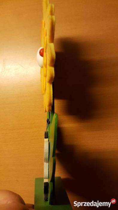 DEKORACJA drewniana kwiatek stojący ozdoba Złotniki sprzedam