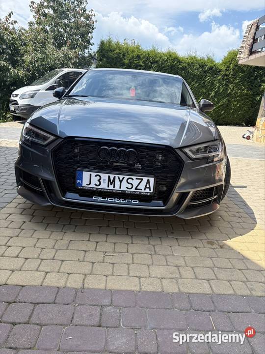 Audi S3 8V sedan nano grey doinwestowane benzyna Nowy Sącz
