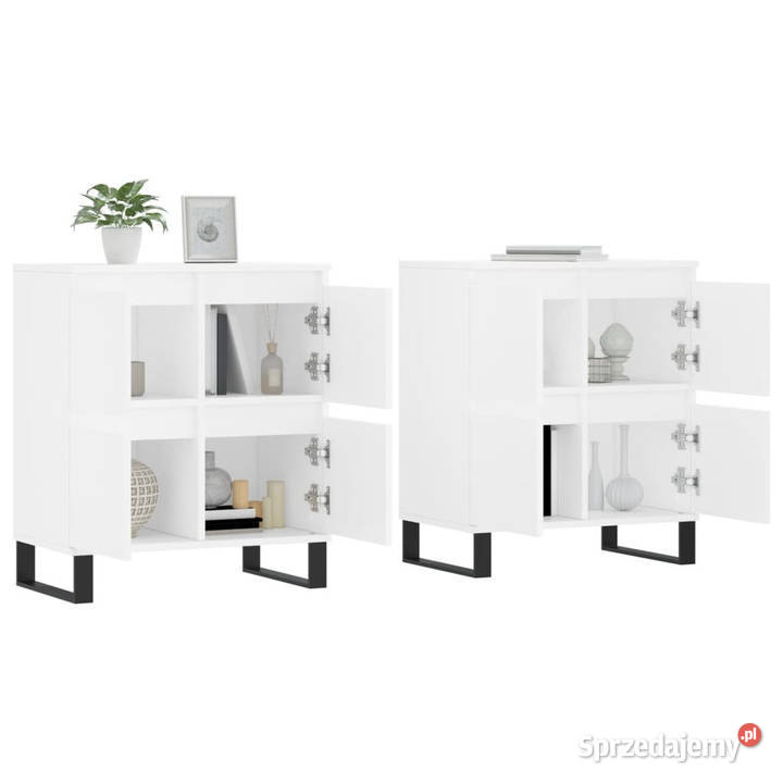 Szafki 2 białe materiał drewnopochodny WM3190181 Warszawa