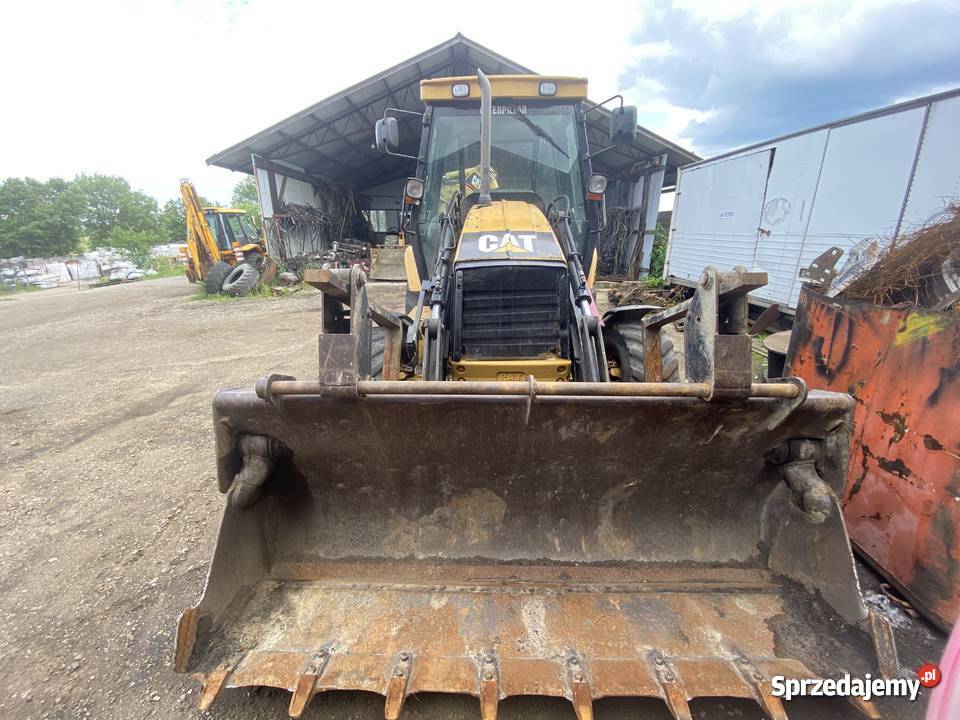 Koparkoładowarka Cat 428D Premier 2004r Gotkowice