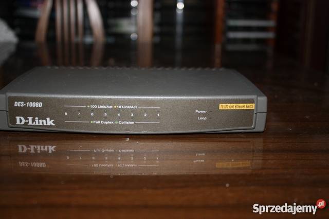 Switch des1008 dlink 10100 Warszawa sprzedam
