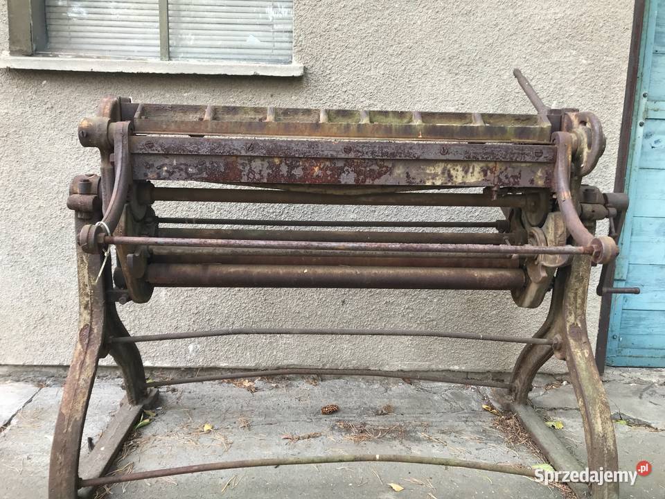 Giętarka do blachy Pozostałe Wrocław sprzedam