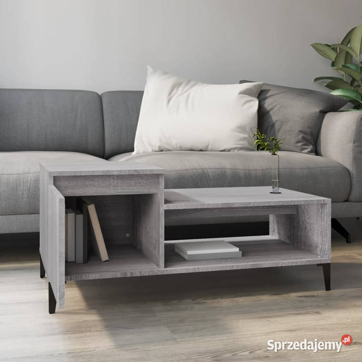 Stolik kawowy szary dąb sonoma 100x50x45 Stoły Warszawa