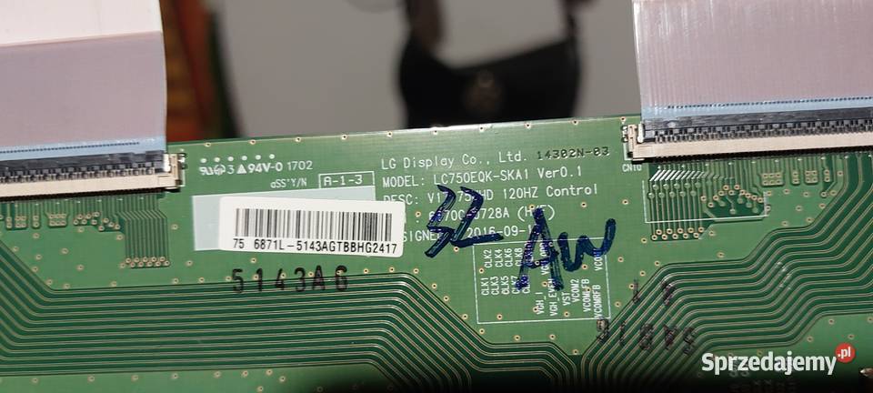Tecon KD75XE8596LC750EQK SKA1ver10 Warszawa sprzedam