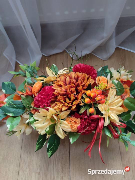 Kompozycja kwiatowa na cmentarz kompozycja na śląskie Sosnowiec