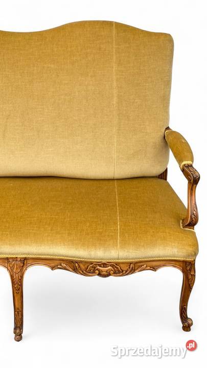Sofa trzyosobowa w stylu ludwikowskim orzech Gryfice