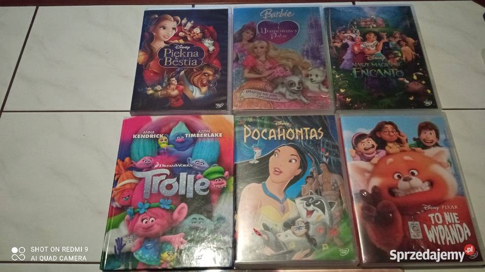 Filmy 6 bajki Disneya wszystko sprzedam dolnośląskie Wrocław