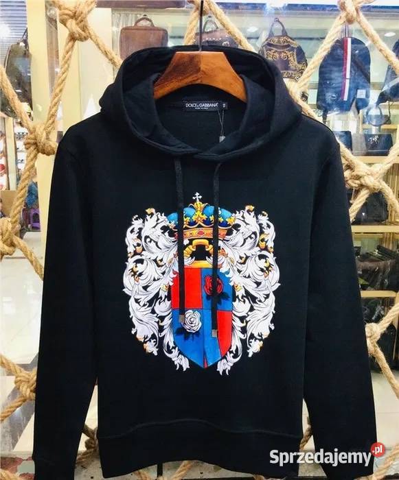 Nowa Bluza DG Dolce Gabbana Hoodie Men Print Dsquared Szczecin