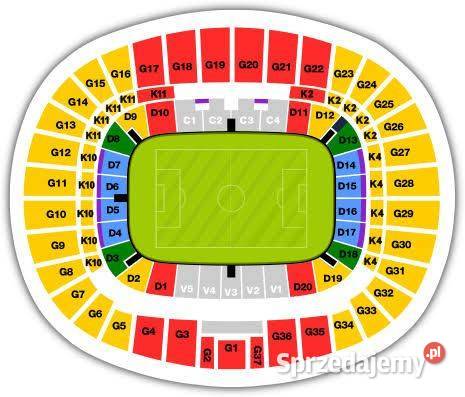 sprzedam bilet 1 kategorii na mecz Polska mazowieckie Warszawa