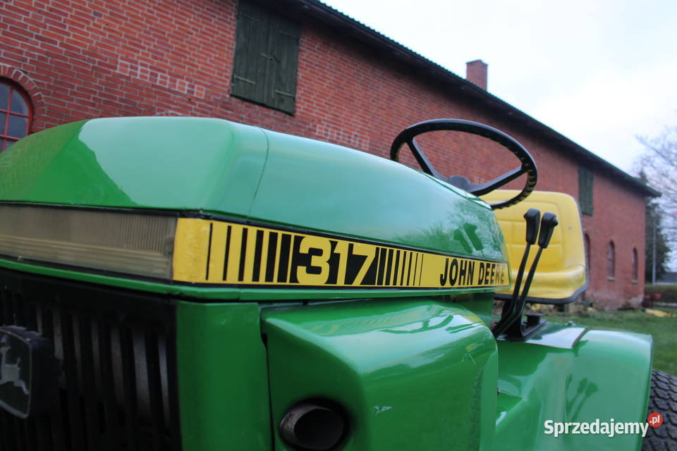 Traktorko kosiarka John Deere 317 zachodniopomorskie Rożnowo Nowogardzkie