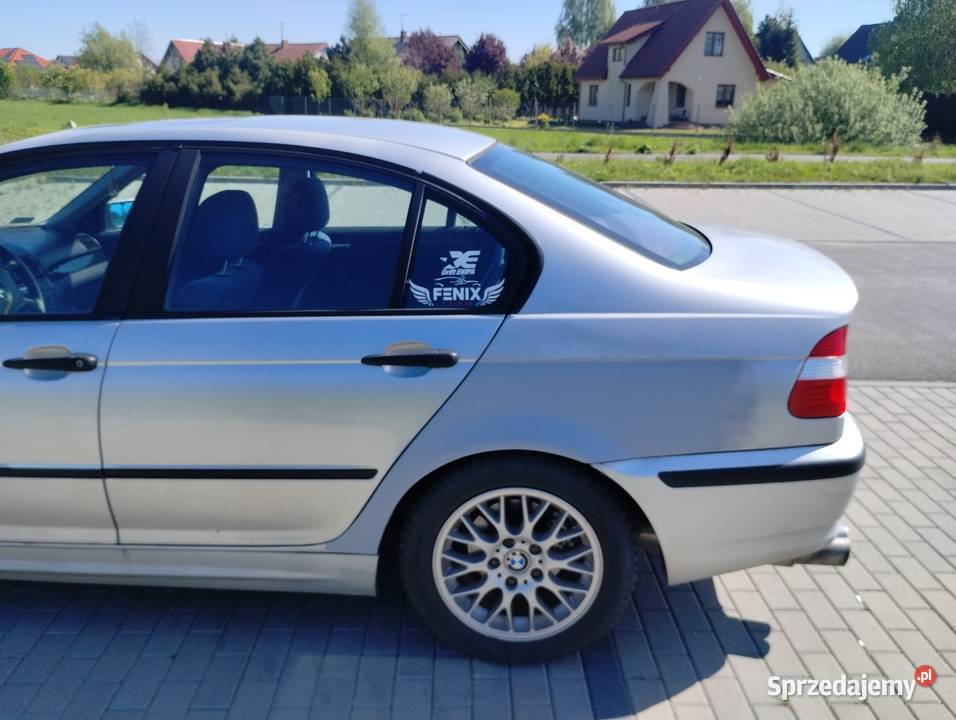 BMW E46 sedan 318i do poprawek blacharsko srebrny Szewce sprzedam