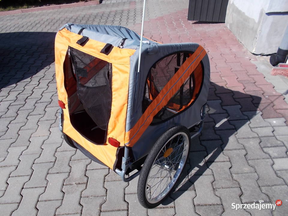 Przyczepka rowerowa zwierząt VIDAXL uchwyt do sprzedam