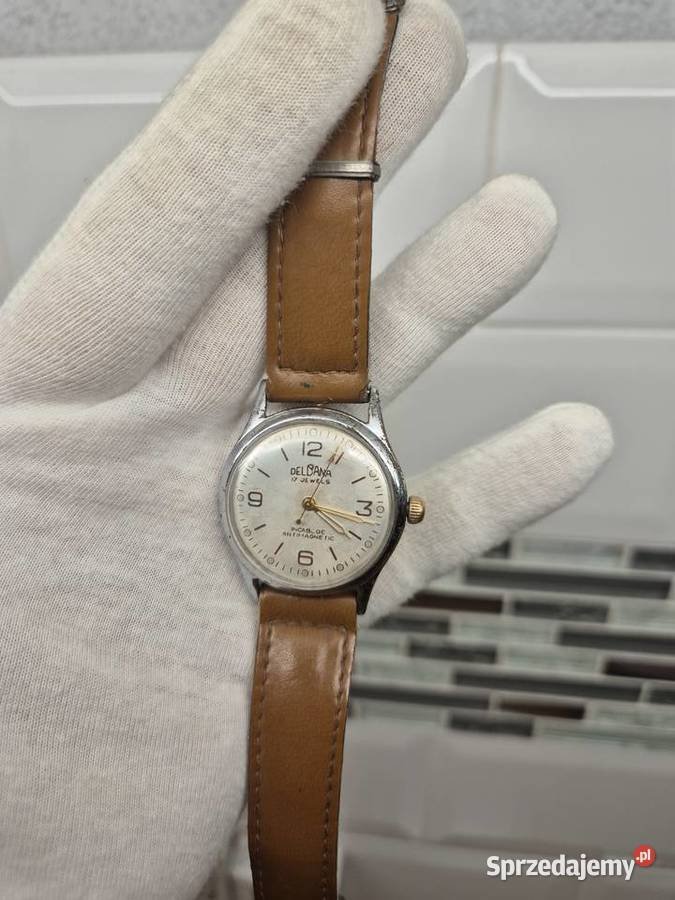 Zegarek vintage Delbana Swiss Chorzów sprzedam