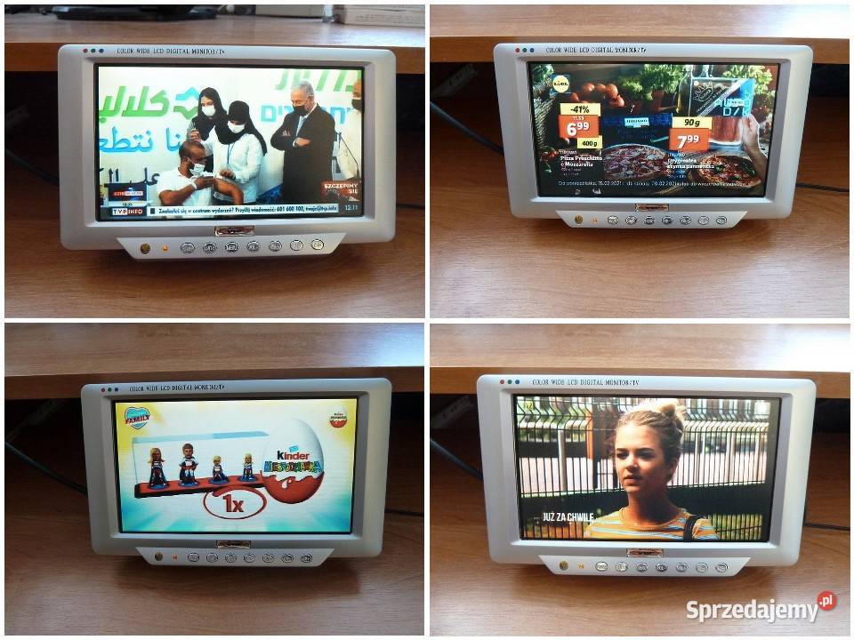 Telewizor LCD 7 Pełny Zestaw NOWY sprzedam