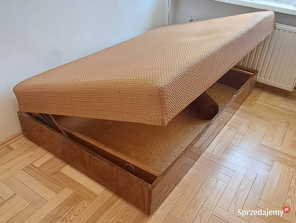 Tapczan 120x200 ze skrzynią na pościel 200cm mazowieckie Warszawa