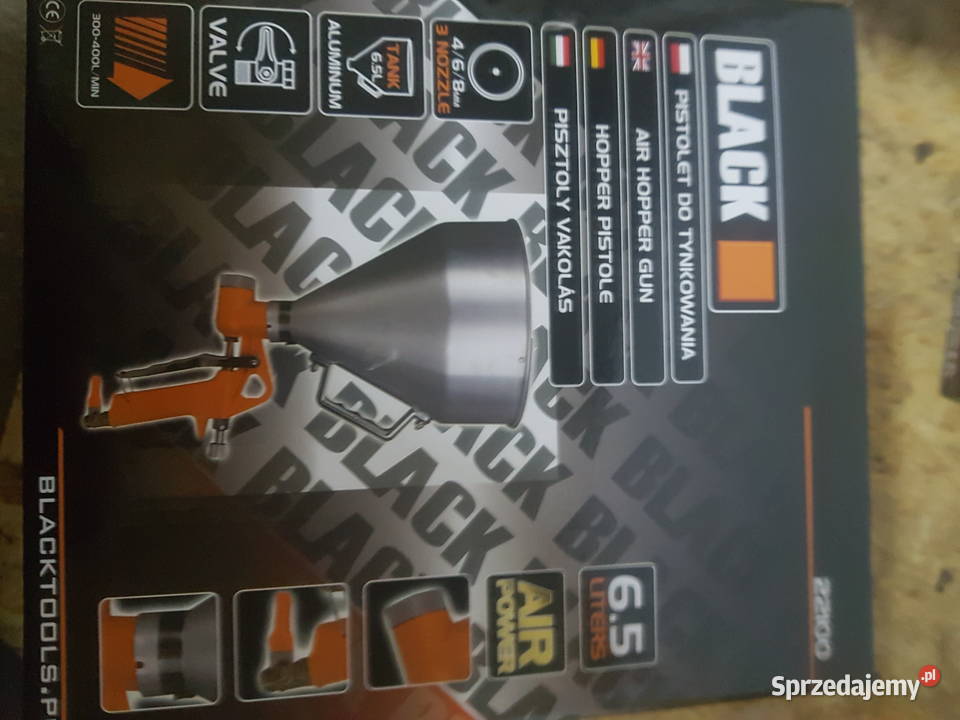 Black DO TYNKOWANIA MALOWANIA METAL 55 LITRA Głogowa sprzedam