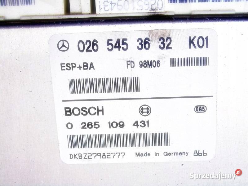 KOMPUTER STEROWNIK MERCEDES W168 A KLASA 16 Czujniki i sterowniki