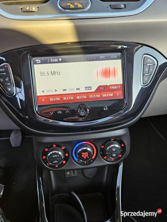 Opel Corsa E 14 turbo benzyna panorama dach full śląskie