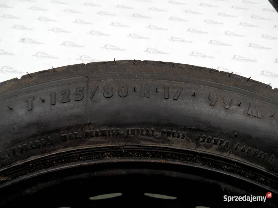MERCEDES W209 koło dojazdowe 1258017 99M 5x112