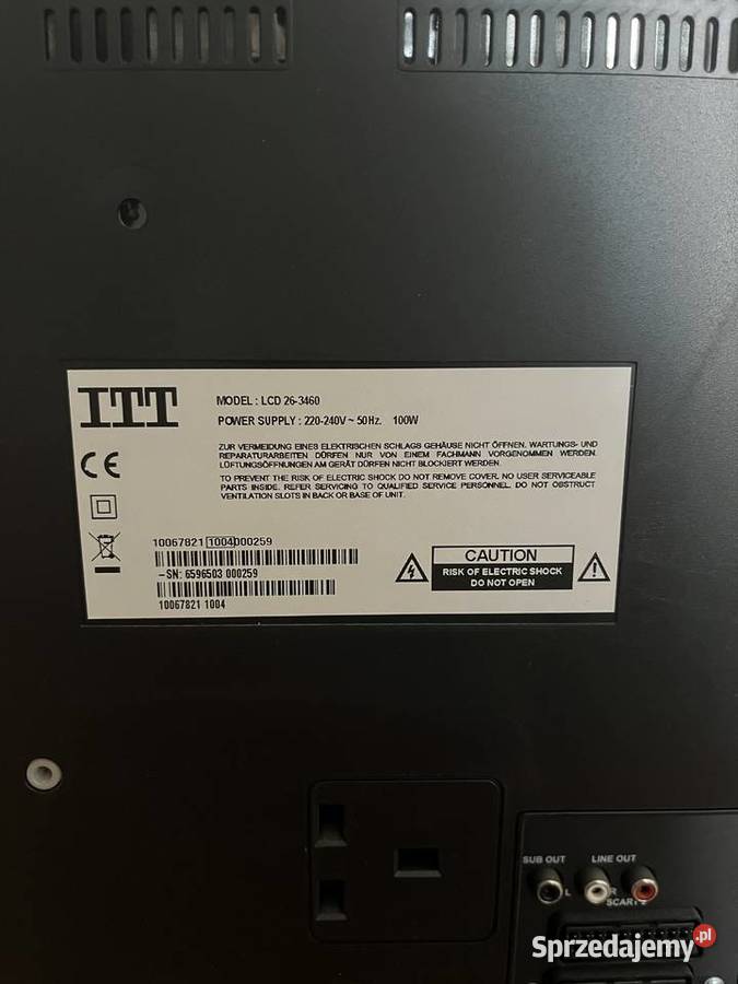 Telewizor ITT Szczecin