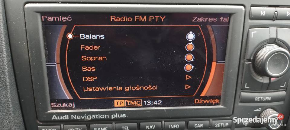 Radio nawigacja Audi Navigation Plus RNSE menu kujawsko-pomorskie Bydgoszcz