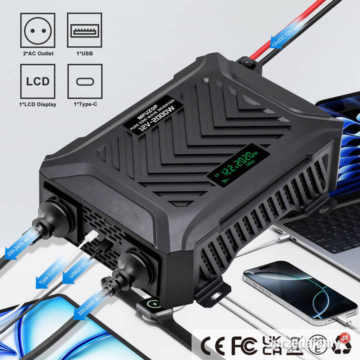 PROMOCJA 4KW 12230V nowa przetwornica napięcia Koszalin