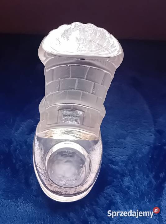 Kryształowy świecznik Tealight w formie pieca Koźminek