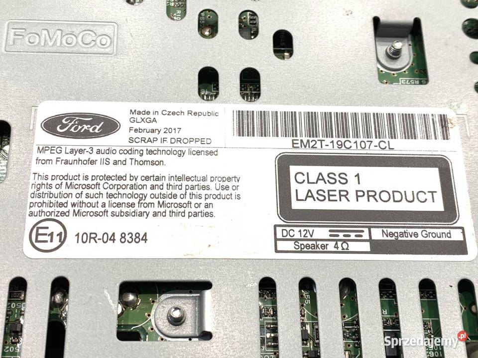RADIO FORD S EM2T19C107CL ODTWARZACZ MULTIMEDIA