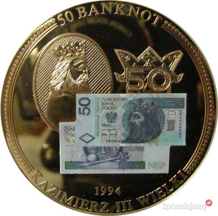 6 x Banknot Medal Mieszko Chrobry Paweł Sosnowiec sprzedam