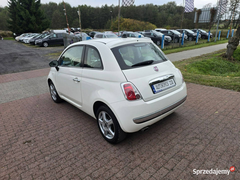 Fiat 500 Fiat 500 12 benzyna 2014 w ładnym biały