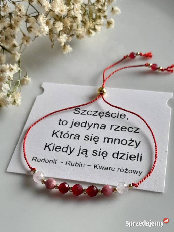 Bransoletka Szczęścia Kamienie naturalne Bielsko-Biała sprzedam