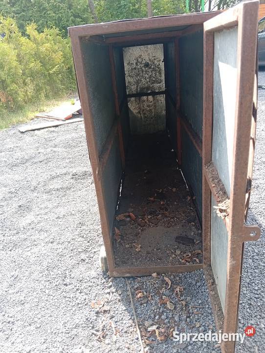 Skrzynka metalowa zamykana schowek Piskorów